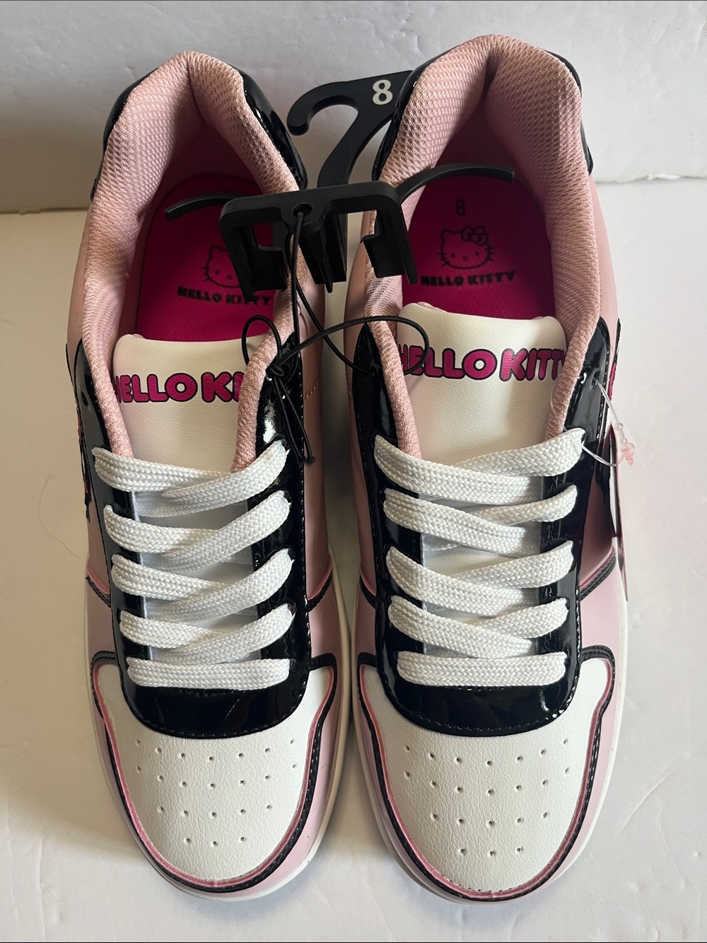 NWT Hello Kitty by Sanrio Casual Court sneakers - Pink, White & Black Low-Tops - Picture 4 of 11
